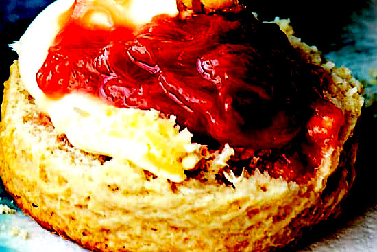 honey-scones-with-rhubarb-compote