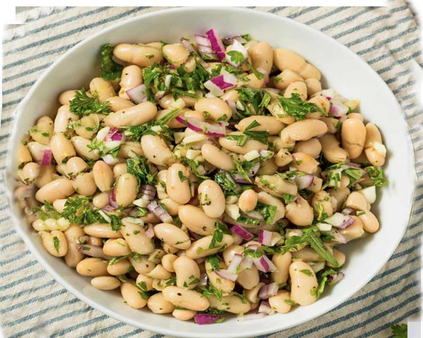 White bean salad - A recipe by wefacecook.com